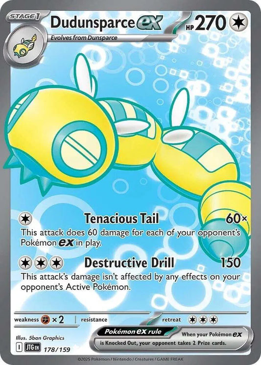 Dudunsparce ex 178/159 - Journey Together - Holofoil