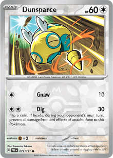 Dunsparce 079/131 - Prismatic Evolutions - Master Ball Pattern