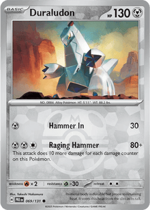 Duraludon 069/131 - Prismatic Evolutions - Master Ball Pattern