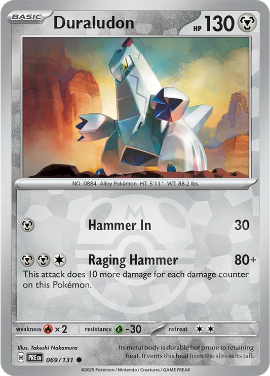 Duraludon 069/131 - Prismatic Evolutions - Master Ball Pattern