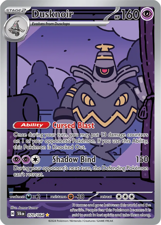 Dusknoir 070/064 - Shrouded Fable - Holofoil