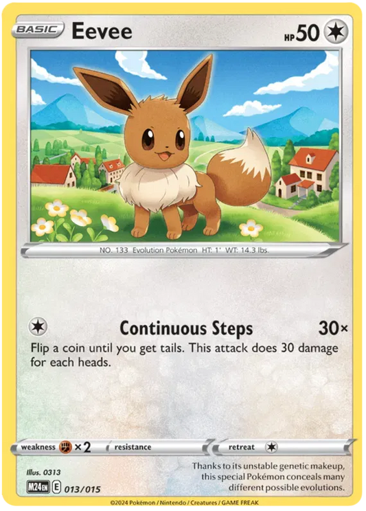 Eevee 013/015 - McDonald's Promos 2024 - Normal