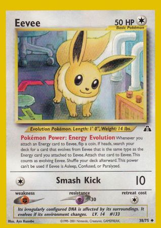 Eevee 38/75 - Neo Discovery (Unlimited) - Normal