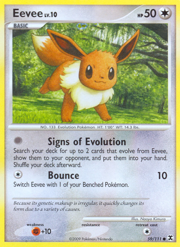 Eevee Lv.10 59/111 - Rising Rivals - Normal
