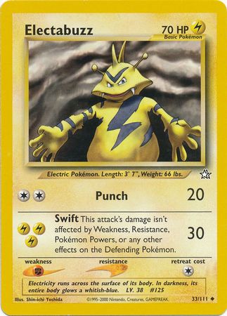 Electabuzz 33/111 – Neo Genesis – (Unbegrenzt) Normal