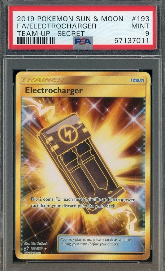 Electrocharger (PSA 9) 193/181 - Team Up - Holofoil