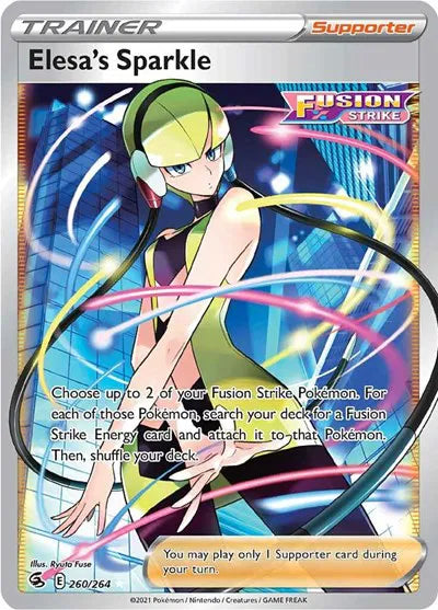Elesa's Sparkle 260/264 - Fusion Strike - Holofoil