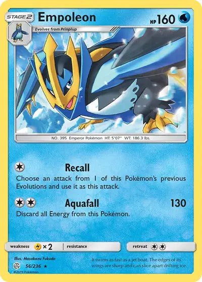 Empoleon 56/236 - Cosmic Eclipse - Reverse Holofoil
