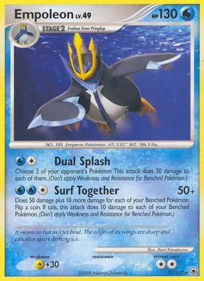 Empoleon Lv.49 17/100 - Majestic Dawn - Reverse Holofoil