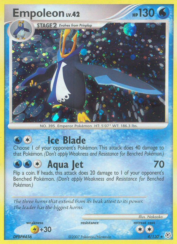 Empoleon Lv.42 4/130 - Diamond & Pearl - Holofoil