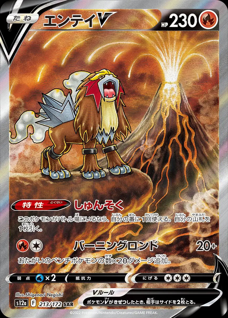 Entei V (JP) 213/172 - VSTAR Universe - Holofoil