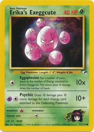 Erika's Exeggcute 77/132 - Gym Heroes (Unbegrenzt) - Normal