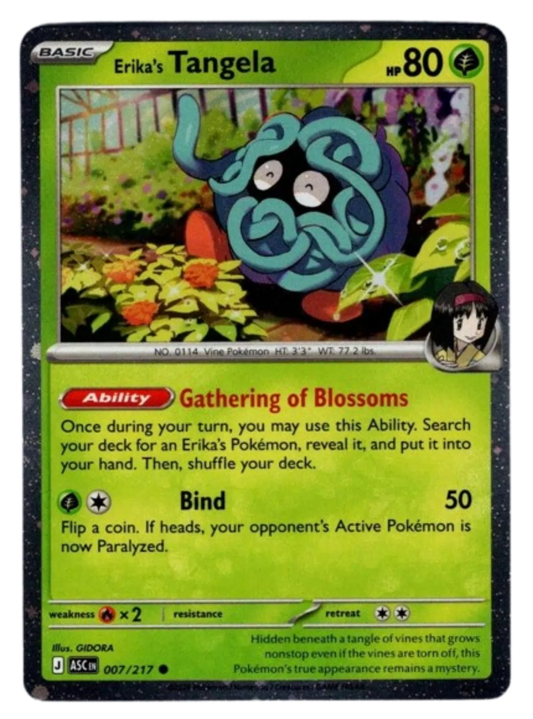 Erika's Tangela 007/217 - Ascended Heroes - Cosmos Holo