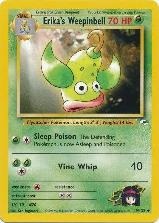 Erika's Weepinbell 49/132 - Gym Heroes (Unbegrenzt) - Normal