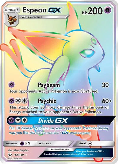 Espeon GX 152/149 – Sonne &amp; Mond – Holofolie