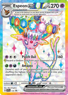 Espeon ex 175 - Scarlet & Violet Promo - Holofoil