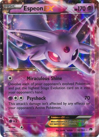 Espeon ex 52/122 - BREAKpoint - Holofoil