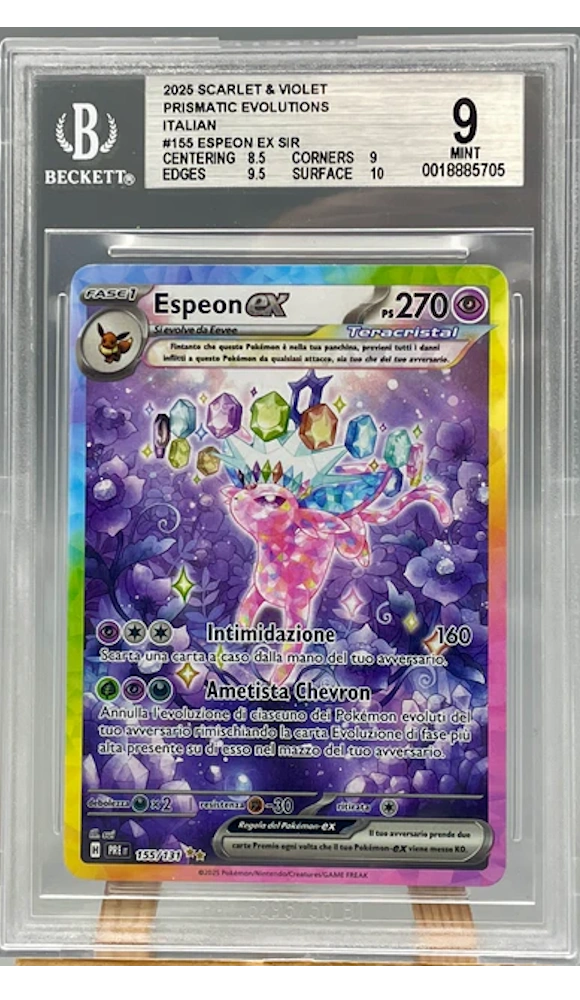 Espeon ex (BGS 9) 155/131 - Prismatic Evolutions - Holofoil