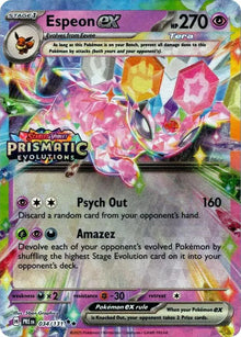 Espeon ex (Stamped) 034/131 - Prismatic Evolutions - Holofoil (sealed)