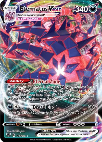 Eternatus VMAX 117/189 - Darkness Ablaze - Holofoil