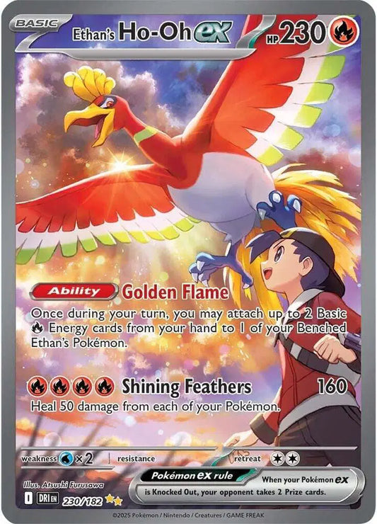Ethan's Ho-oh ex 230/182 - Destined Rivals - Holofoil