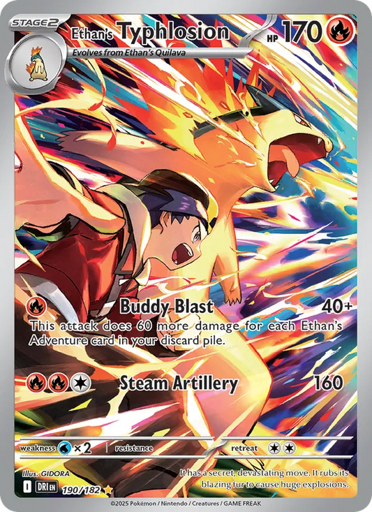 Ethan's Typhlosion 190/182 - Destined Rivals - Holofoil
