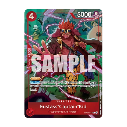 Eustass"Captain"Kid OP14-014 promo kaart