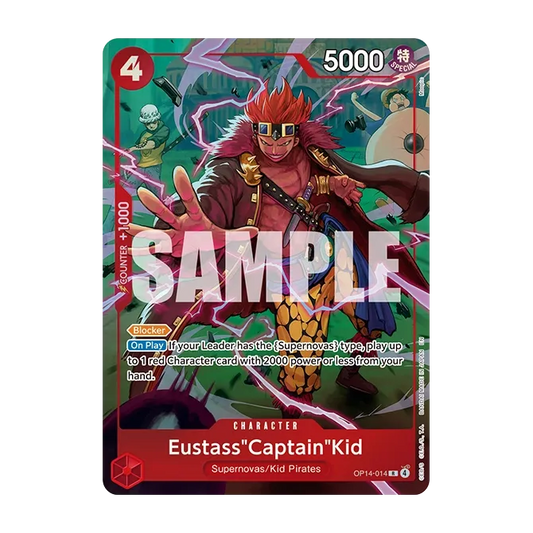 Eustass"Captain"Kid OP14-014 promo kaart