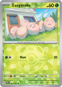 Exeggcute 001/131 - Prismatic Evolutions - Master Ball Pattern