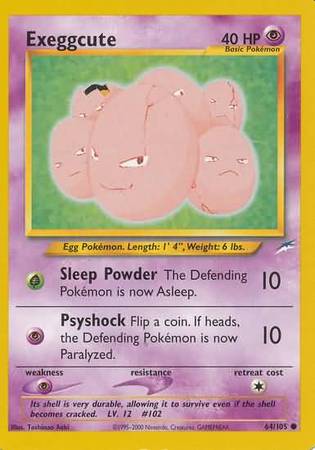 Exeggcute 64/105 – Neo Destiny (Unbegrenzt) – Normal