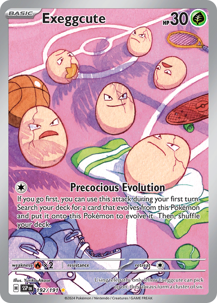 Exeggcute 192/191 - Surging Sparks - Holofoil