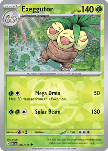 Exeggutor 002/131 - Prismatic Evolutions - Master Ball Pattern