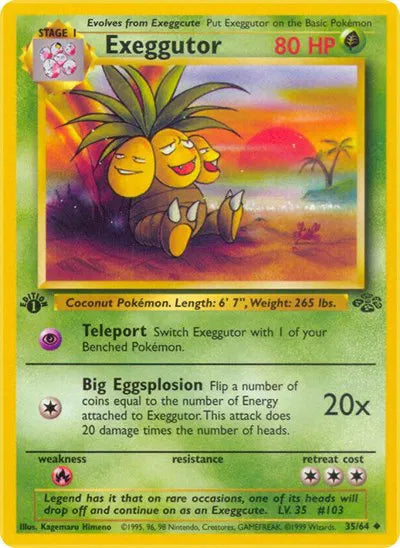 Exeggutor 35/64 – Dschungel (Unbegrenzt) – Normal
