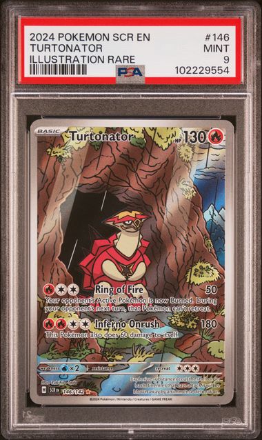 Turtonator (PSA 9) 146/142 - Stellar Crown - Holofoil