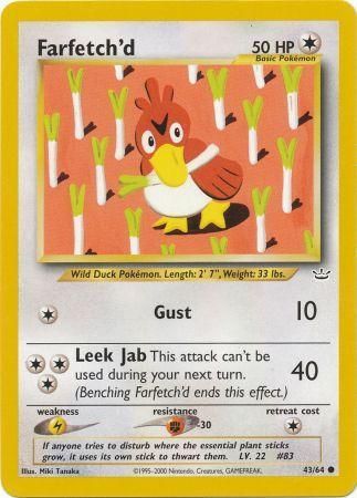 Farfetch'd 43/64 – Neo Revelation (Unbegrenzt) – Normal