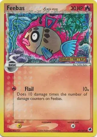 Feebas 49/101 - EX Dragon Frontiers - Reverse Holofoil