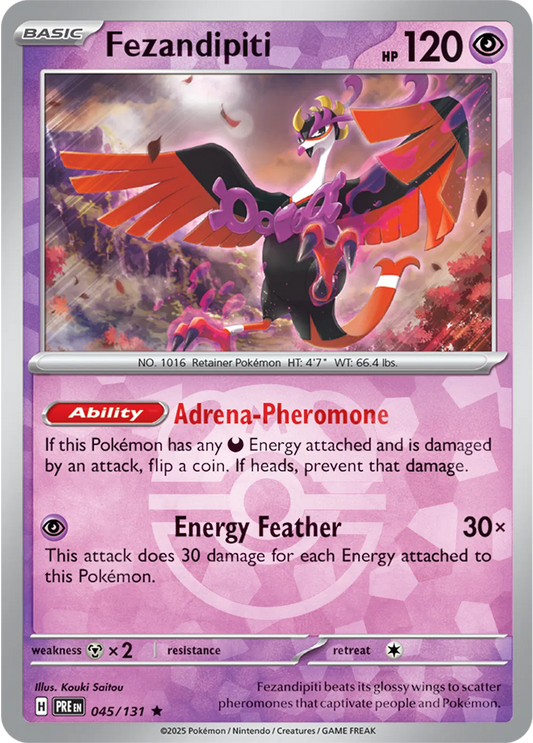 Fezandipiti 045/131 - Prismatic Evolutions - Master Ball Pattern