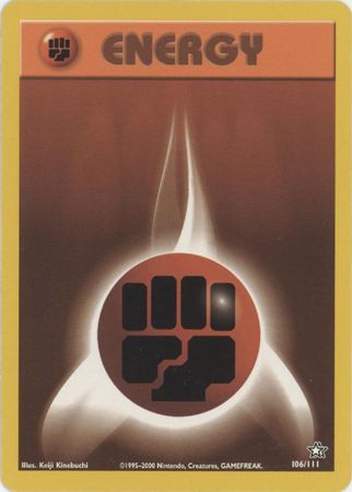 Fighting Energy 106/111 - Neo Genesis (Unlimited) - Normal