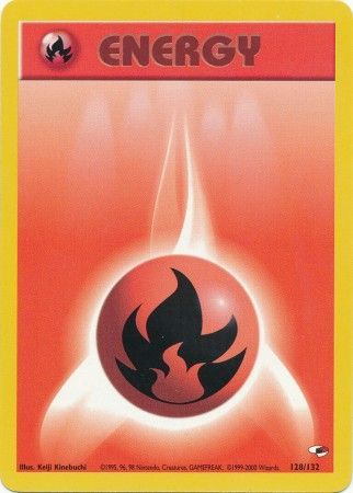 Fire Energy 128/132 - Gym Heroes (Unlimited) - Normal