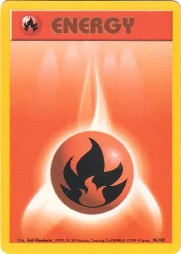 Fire Energy (NL) 98/102 - Base Set (Unlimited) - Normal