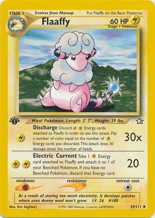 Flaaffy 34/111 – Neo Genesis (1. Ausgabe) – Normal