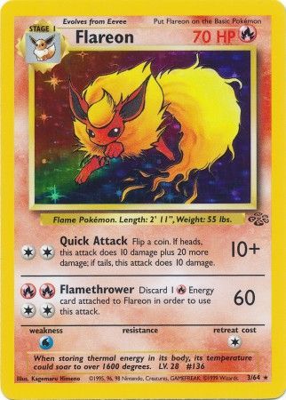 Flareon 3/64 - Dschungel (Unbegrenzt) - Holofolie