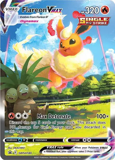 Flareon VMAX SWSH180 - Sword & Shield Promo - Holofoil