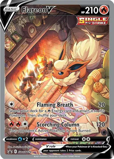 Flareon V SWSH179 - Sword & Shield Promo - Holofoil