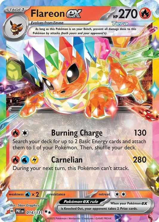 Flareon ex 014/131 – Prismatic Evolutions – Holofoil