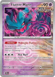 Flutter Mane 043/131 - Prismatic Evolutions - Master Ball Pattern