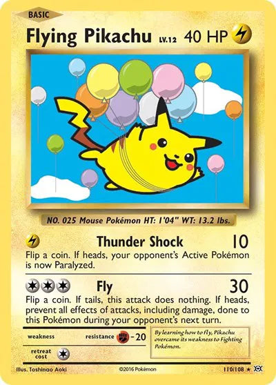 Flying Pikachu 110/108 - Evolutions - Normal