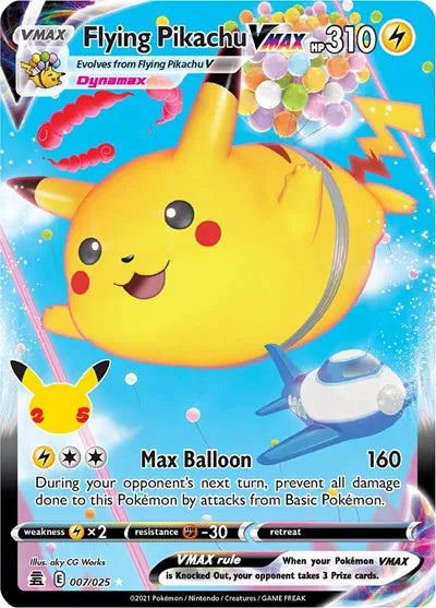 Flying Pikachu VMAX 007/025 - Celebrations - Holofoil
