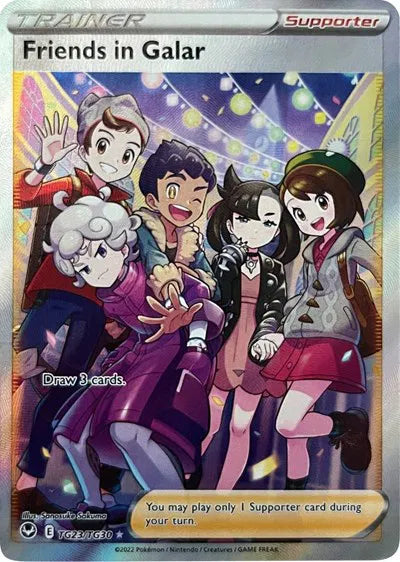 Friends in Galar TG23/TG30 - Silver Tempest Trainer Gallery - Holofoil