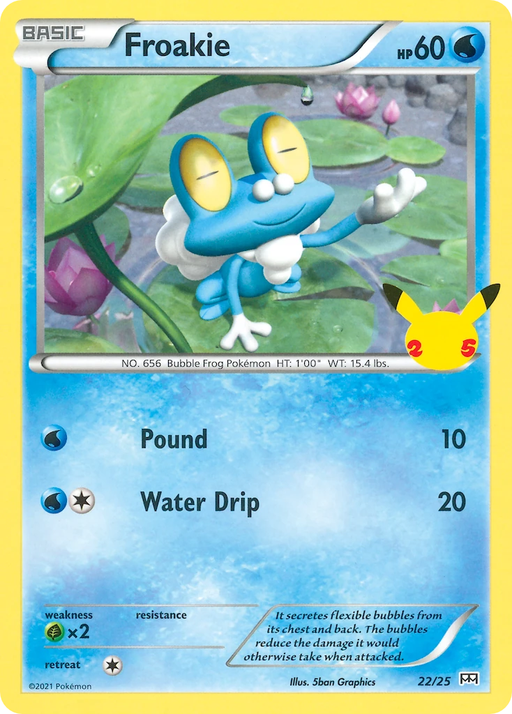 Froakie 22/25 - McDonald's 25th Anniversary Promos - Normal